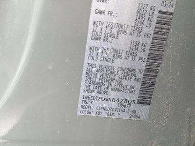 2024 Nissan Frontier PRO-4X