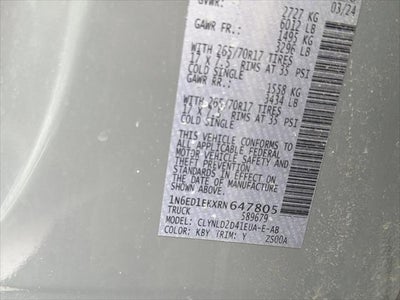 2024 Nissan Frontier PRO-4X