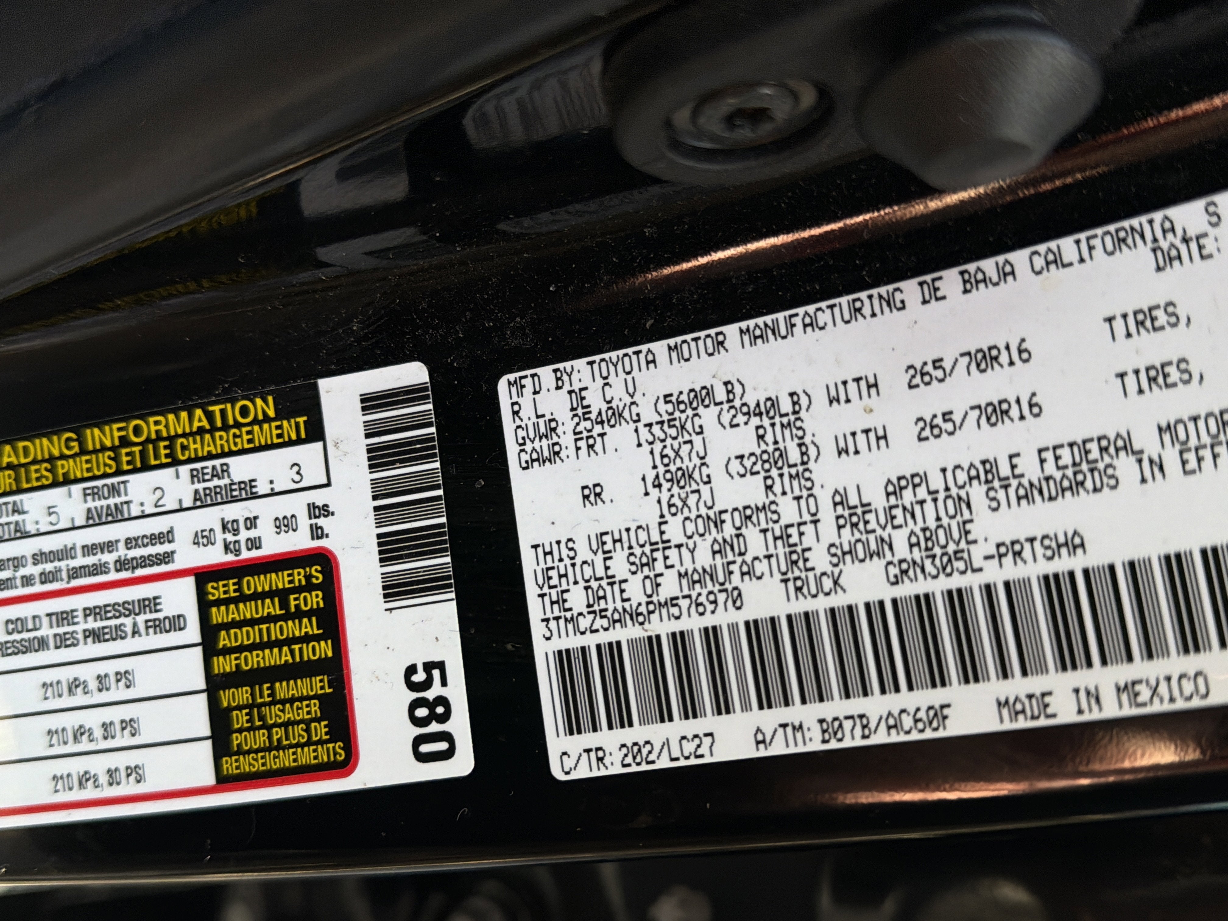 2023 Toyota Tacoma 4WD TRD Off Road