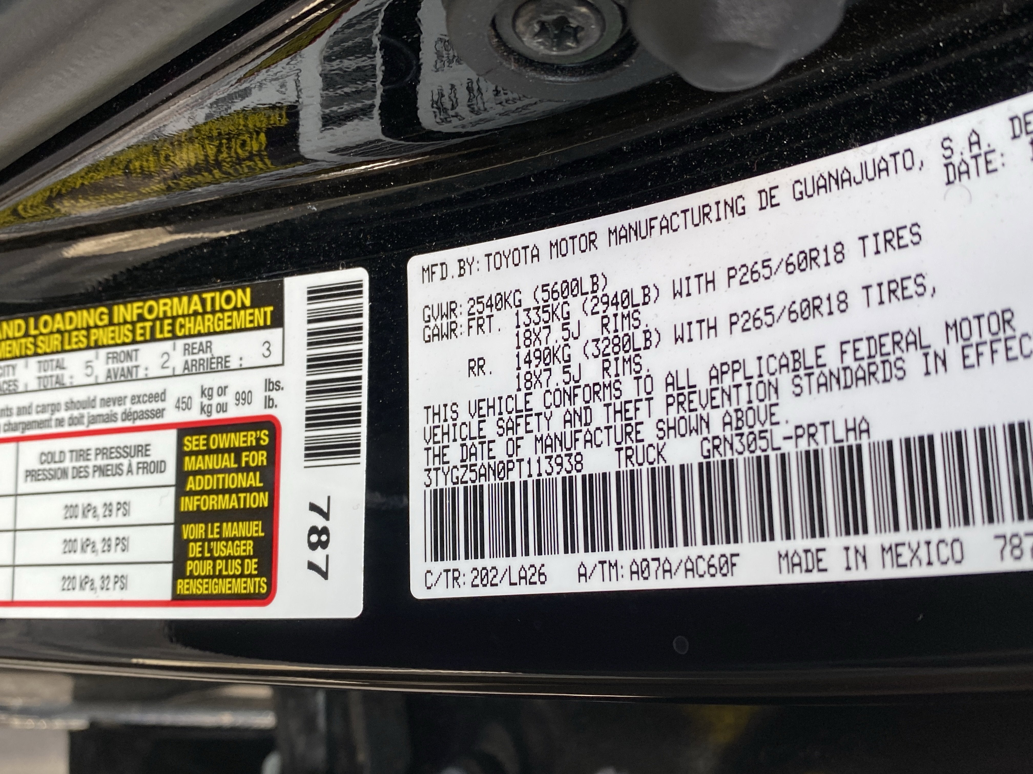 2023 Toyota Tacoma 4WD Limited