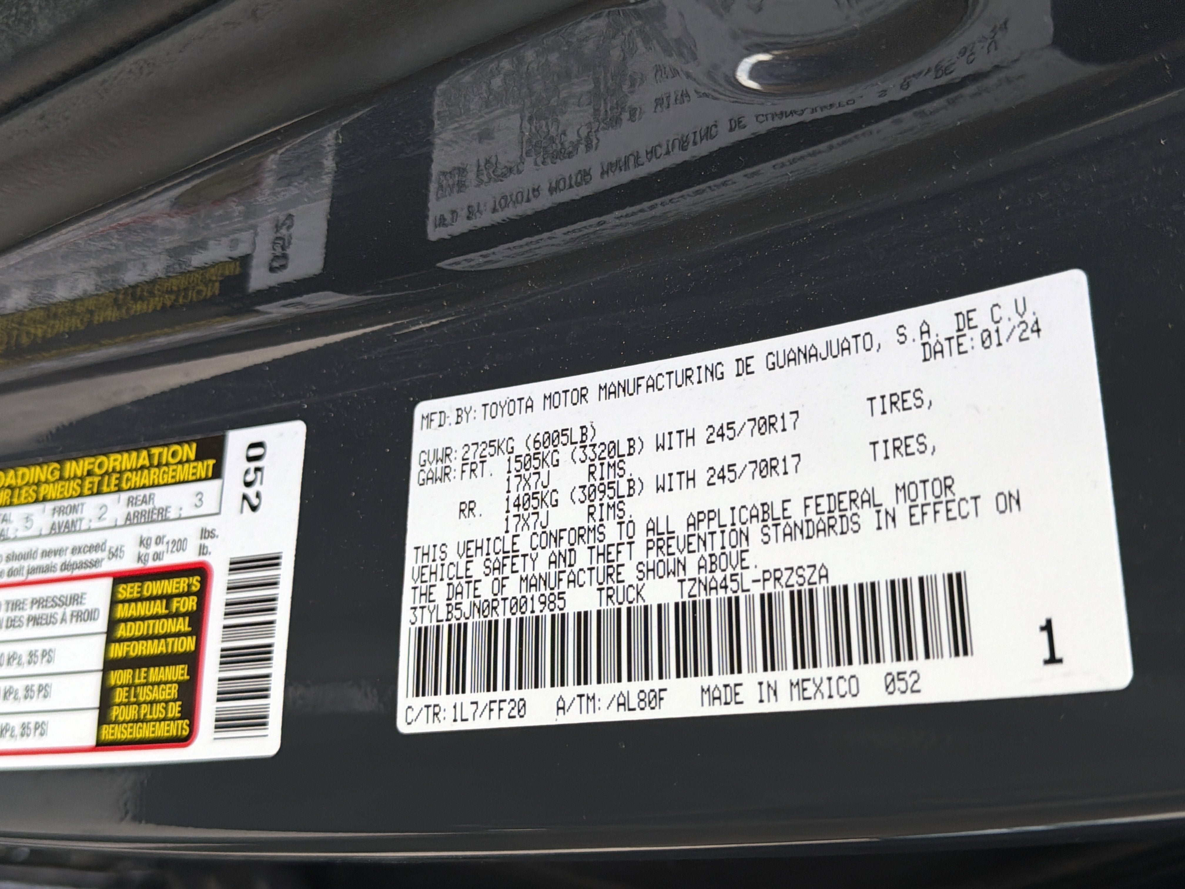2024 Toyota Tacoma 4WD SR5