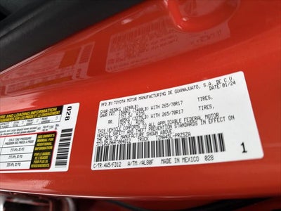 2024 Toyota Tacoma 4WD TRD Off Road