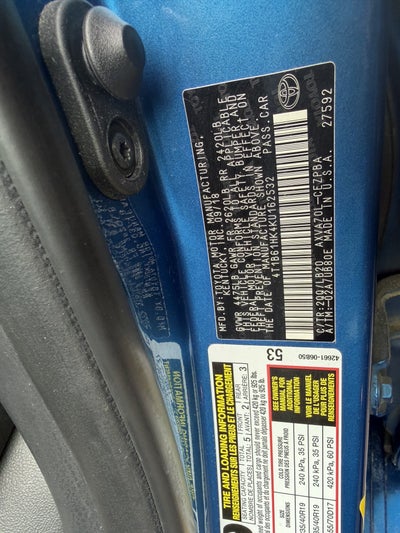 2019 Toyota Camry XSE