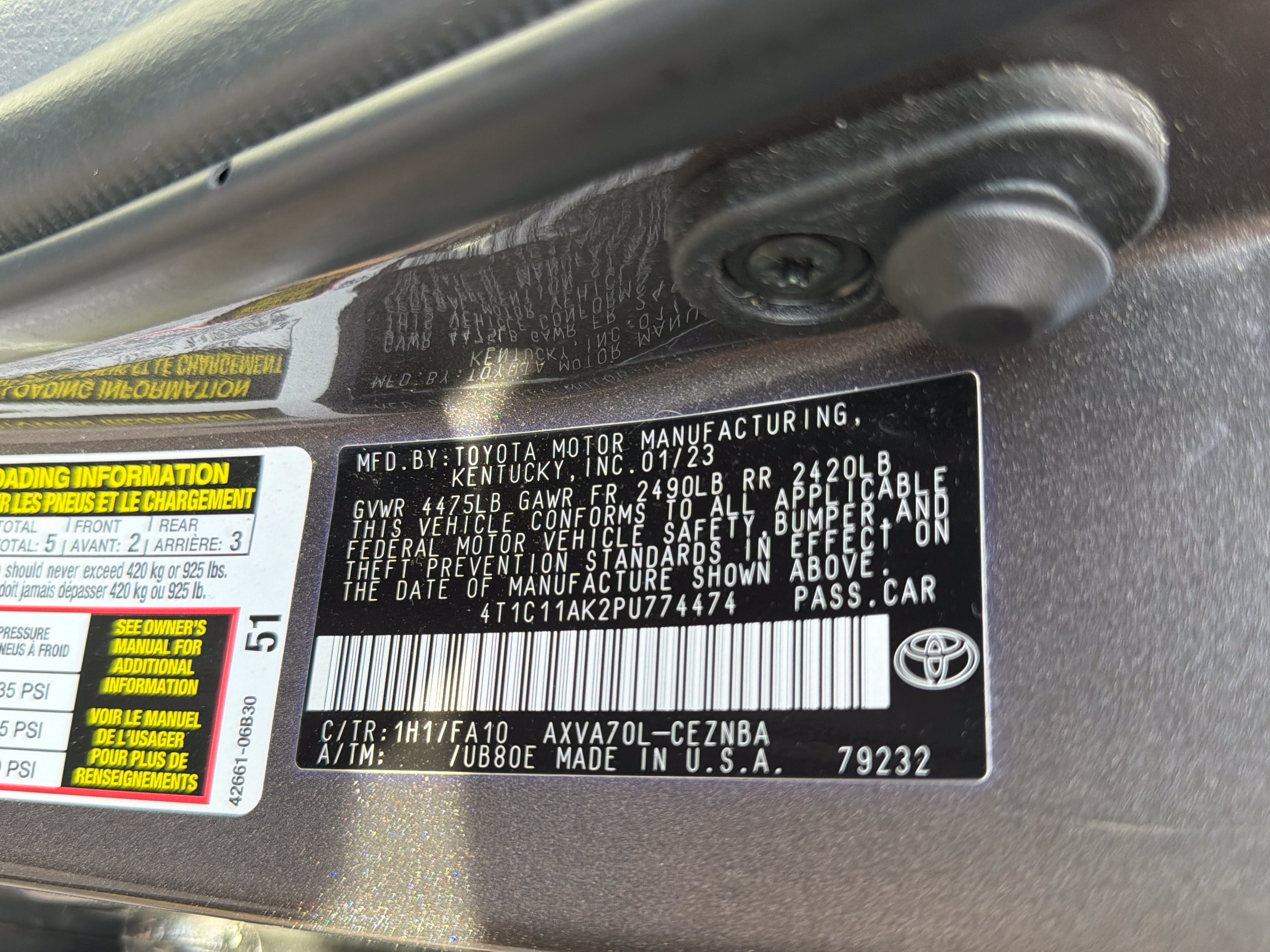 2023 Toyota Camry LE