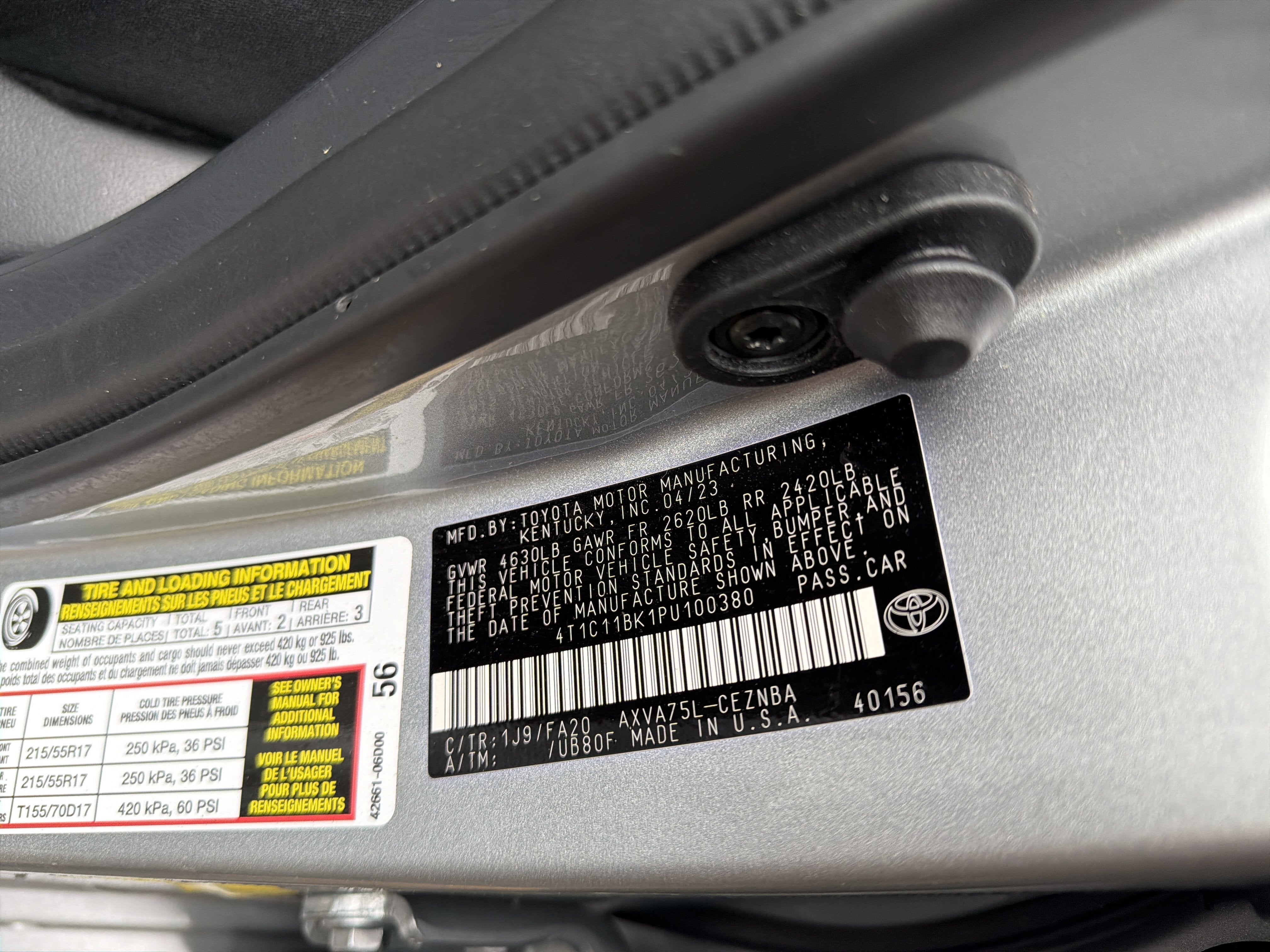 2023 Toyota Camry LE