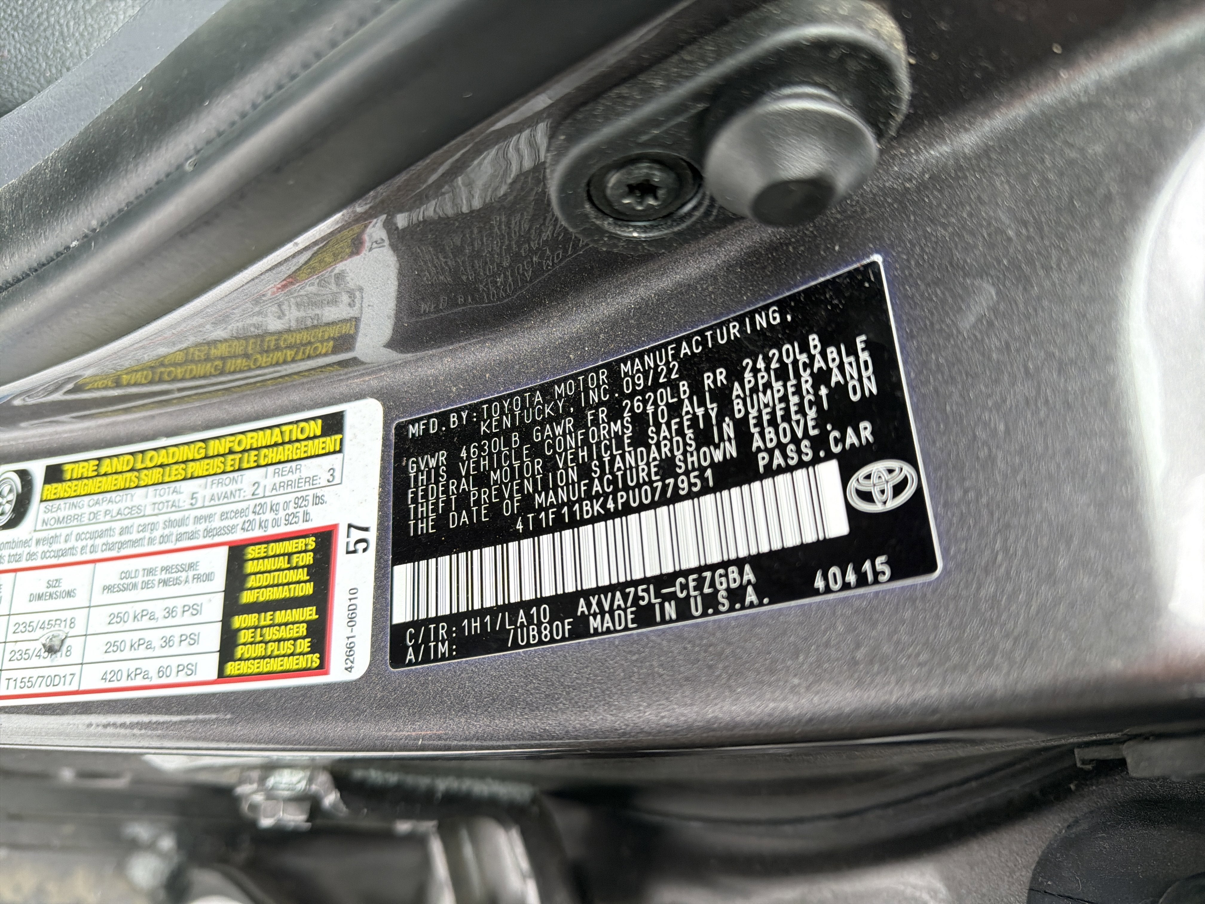 2023 Toyota Camry XLE