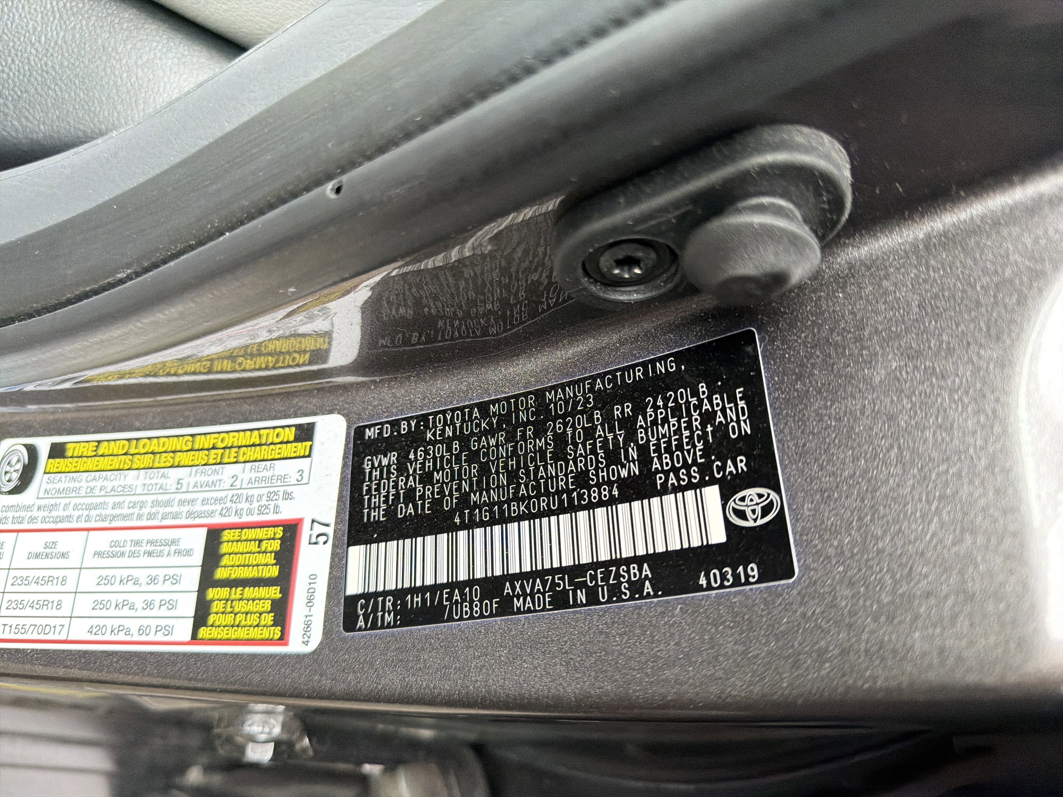 2024 Toyota Camry SE