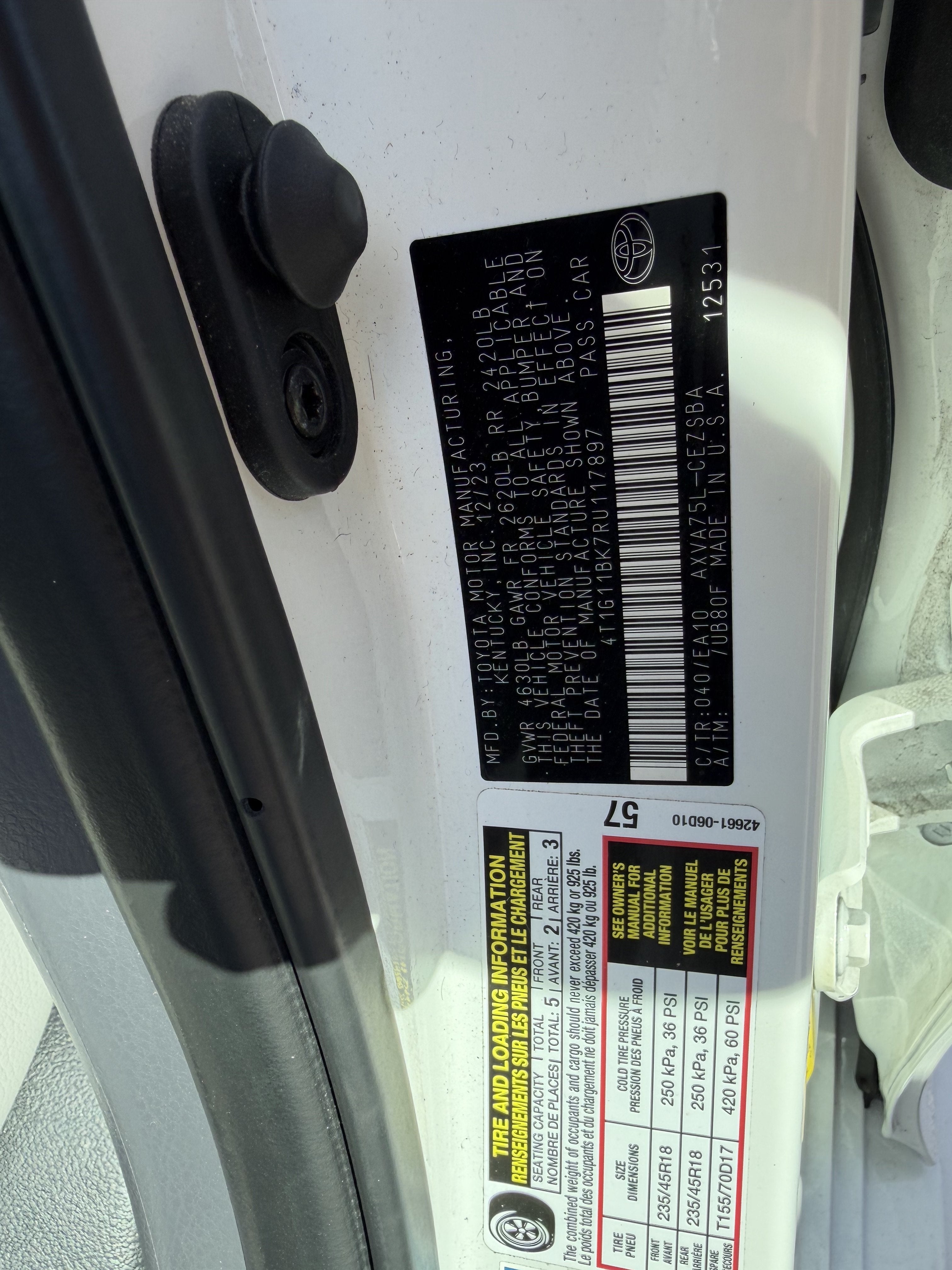 2024 Toyota Camry Base