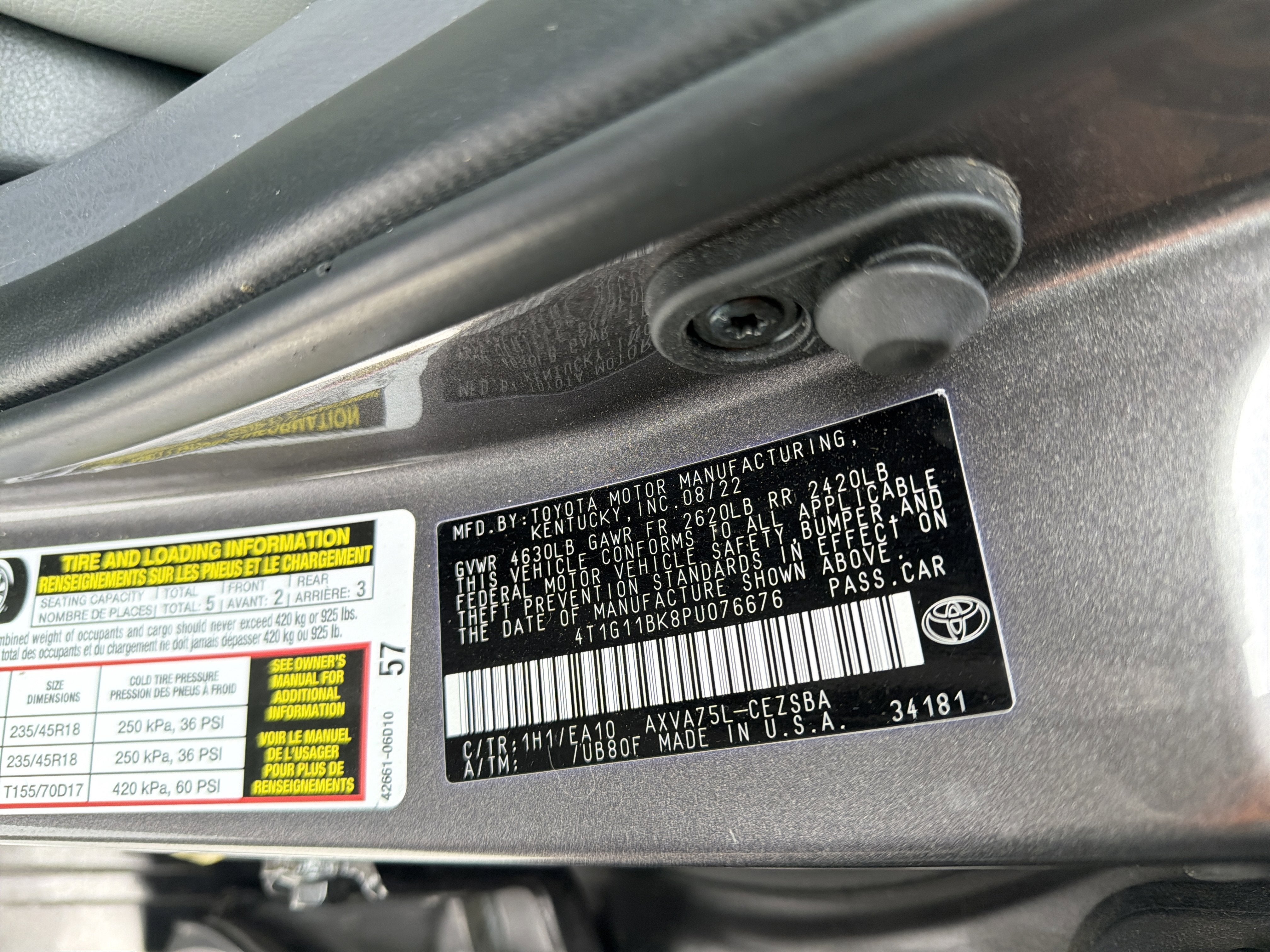 2023 Toyota Camry SE