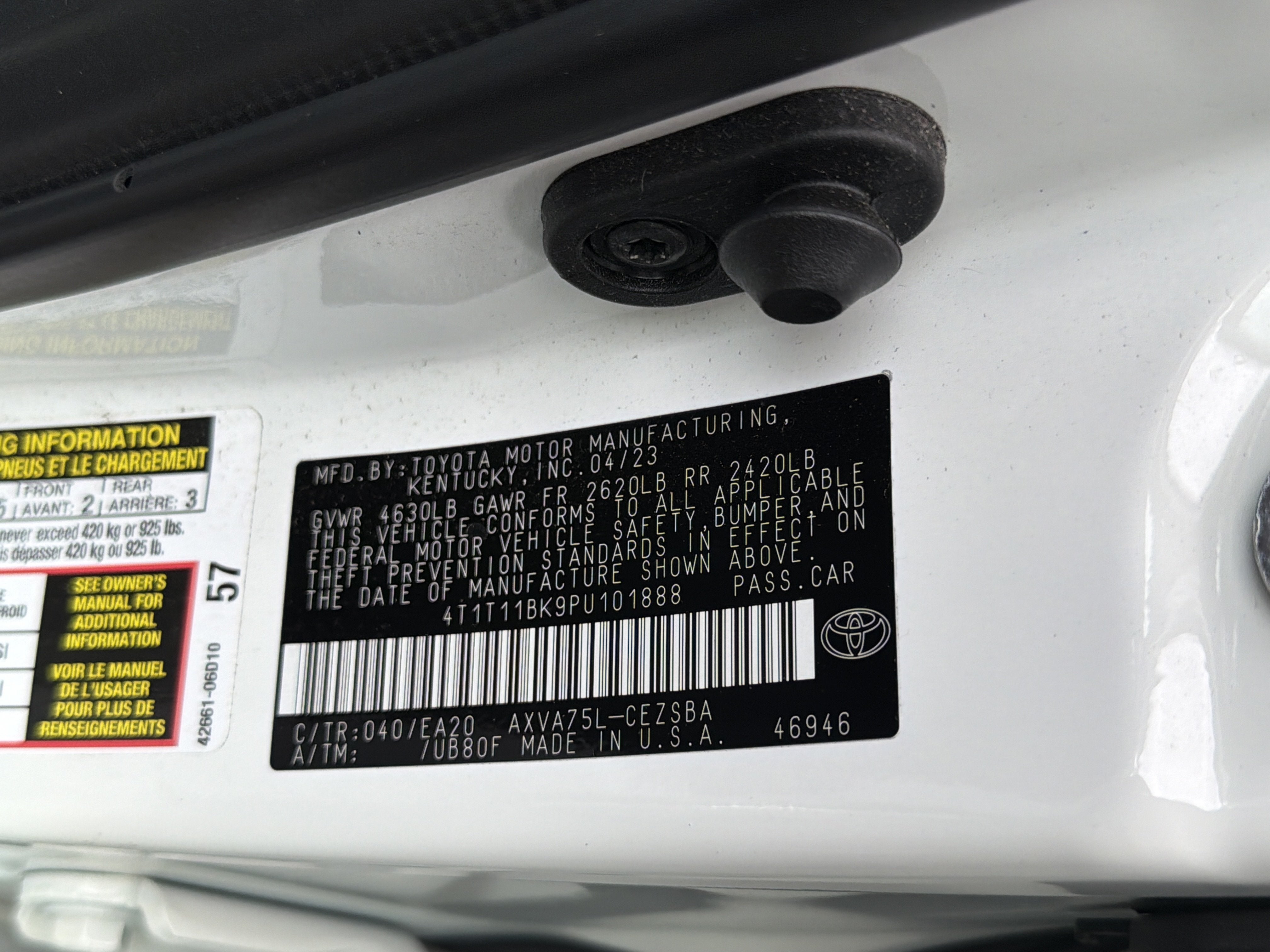 2023 Toyota Camry SE