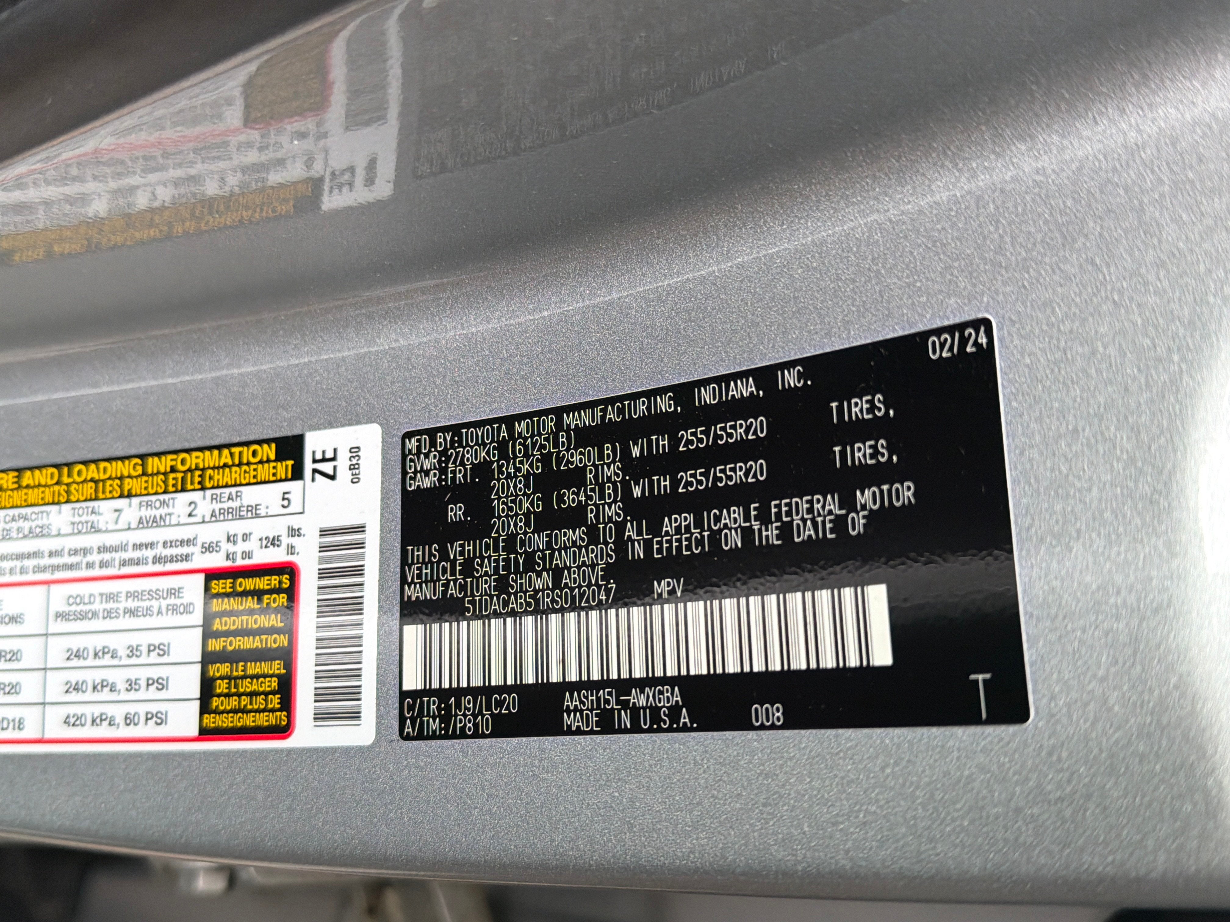 2024 Toyota Grand Highlander Hybrid Limited