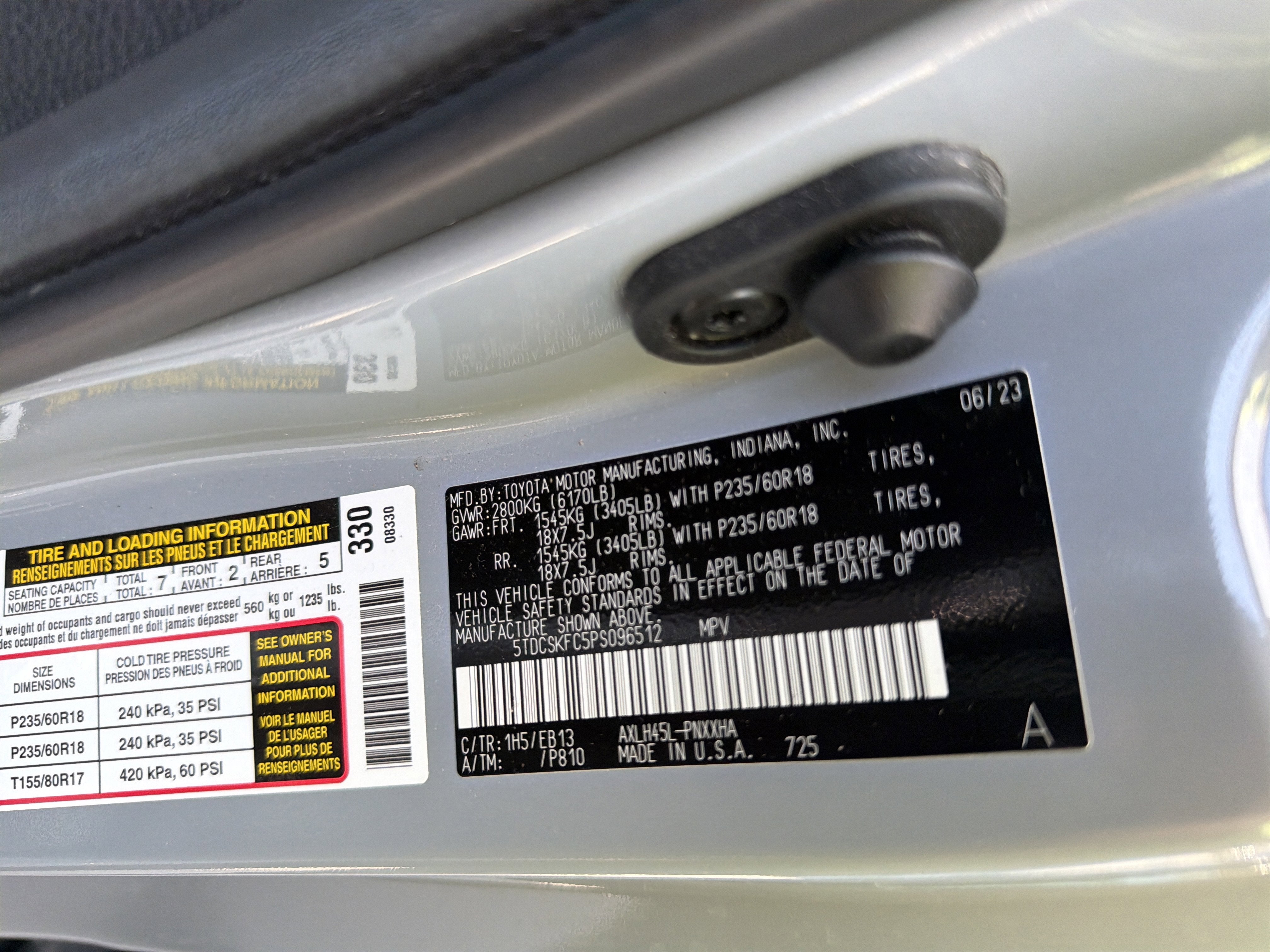 2023 Toyota Sienna XSE 25th Anniversary