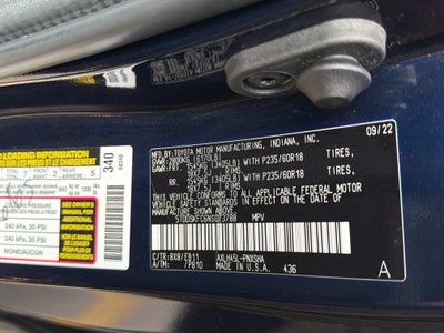 2022 Toyota Sienna XSE