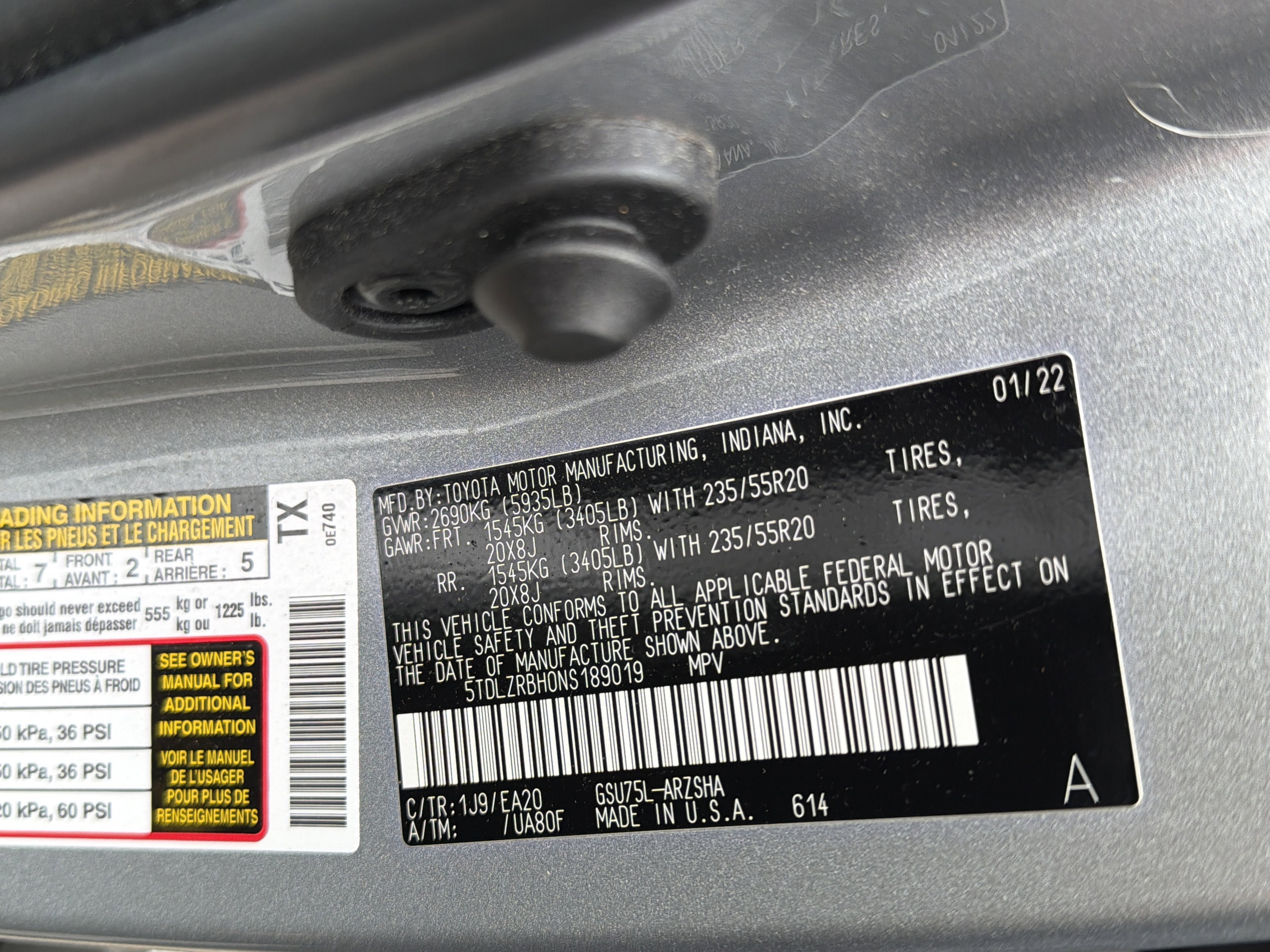 2022 Toyota Highlander XSE