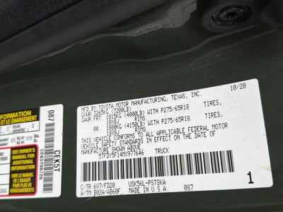 2021 Toyota Tundra 4WD SR5