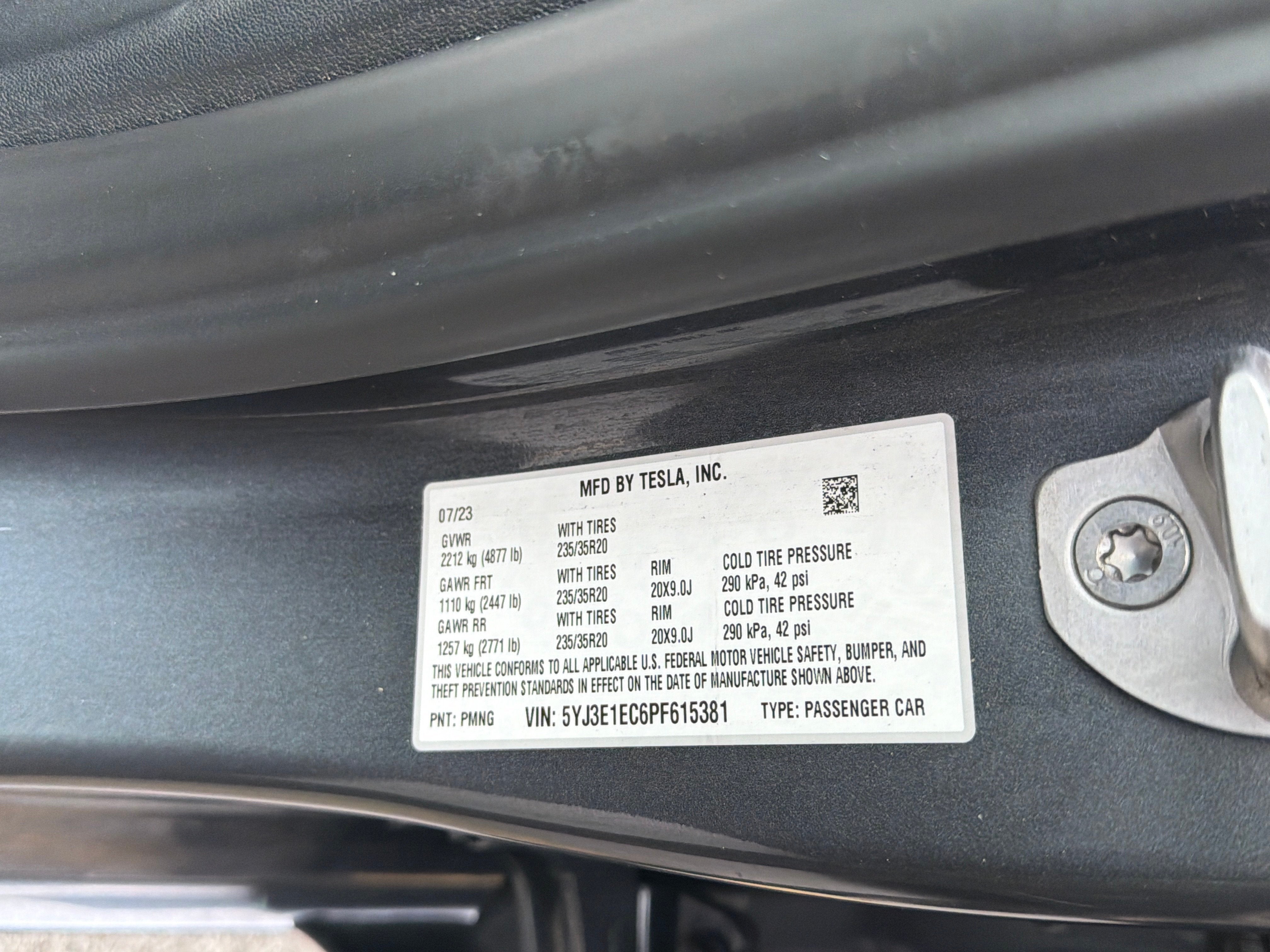 2023 Tesla Model 3 Performance