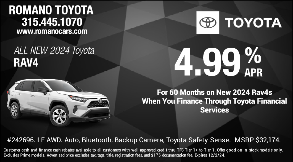 Toyota New Car Specials | East Syracuse Toyota dealer in East Syracuse NY