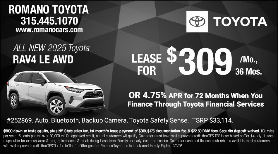 New 2025 Toyota Rav4 LE AWD