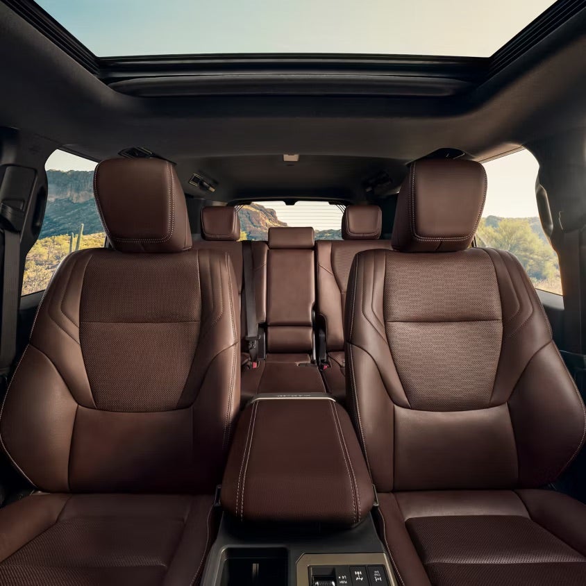 2027 Toyota Land Cruiser interior — premium cabin materials and everyday practicality