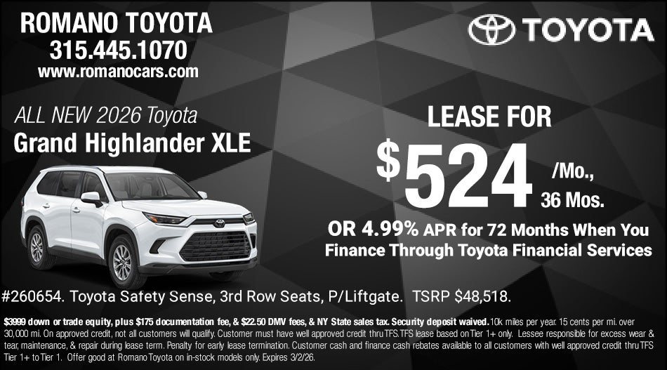 New 2026 Toyota Grand Highlander XLE AWD